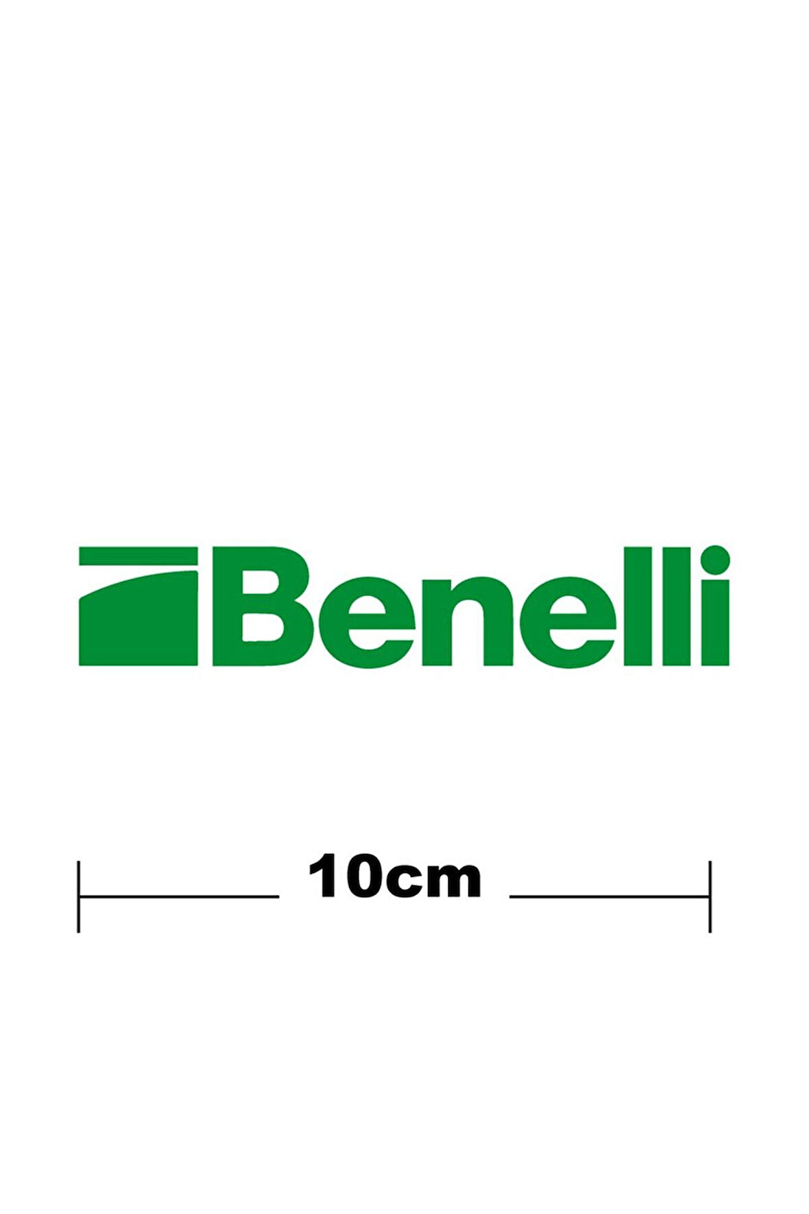 Benelli Logo Yazı Sticker Etiket Tek Renk