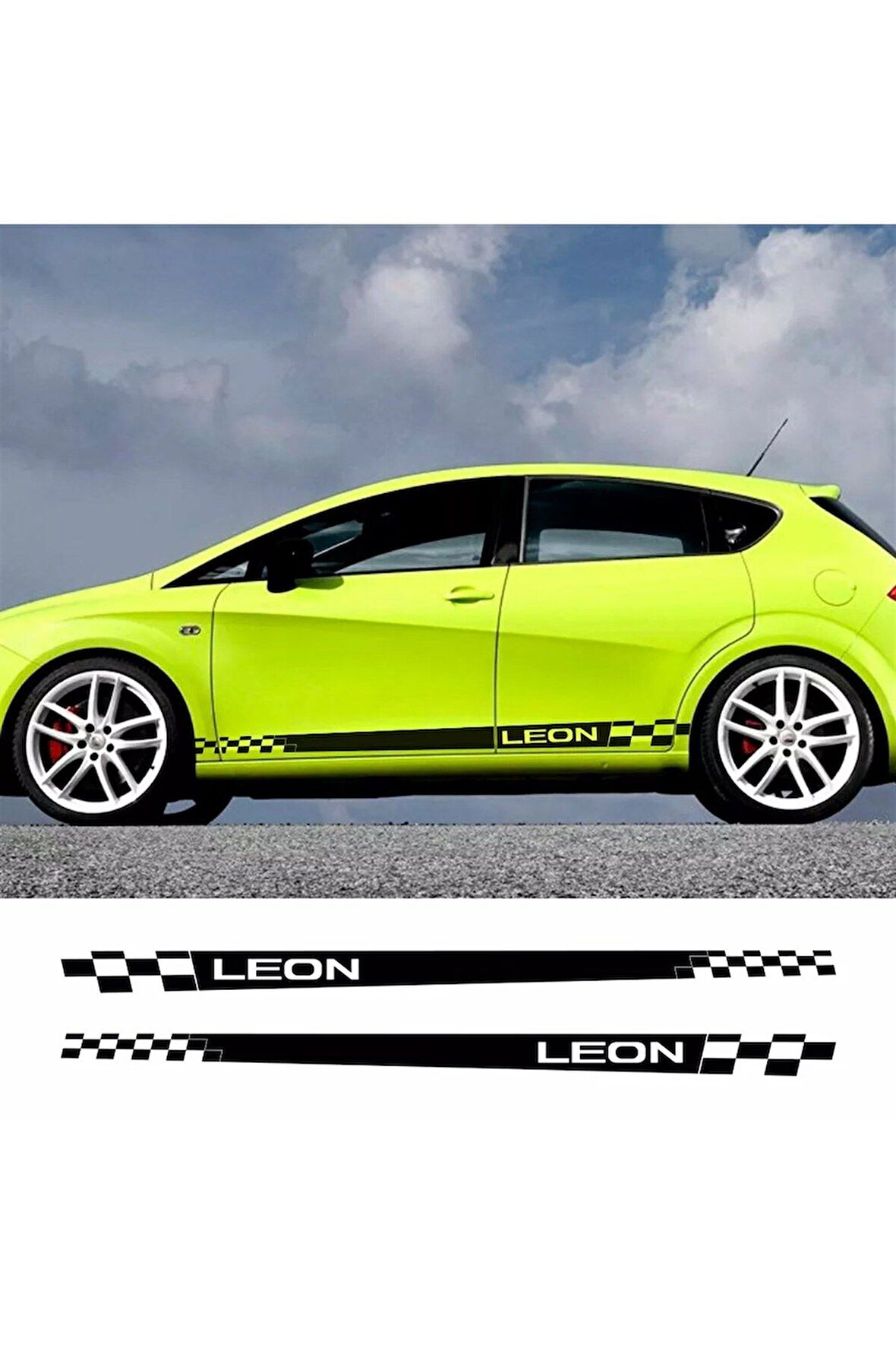 Seat Leon Yan Kapı Sticker Etiket Modeli 2