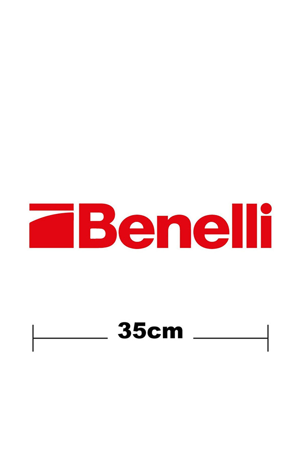 Benelli Logo Yazı Sticker Etiket Tek Renk