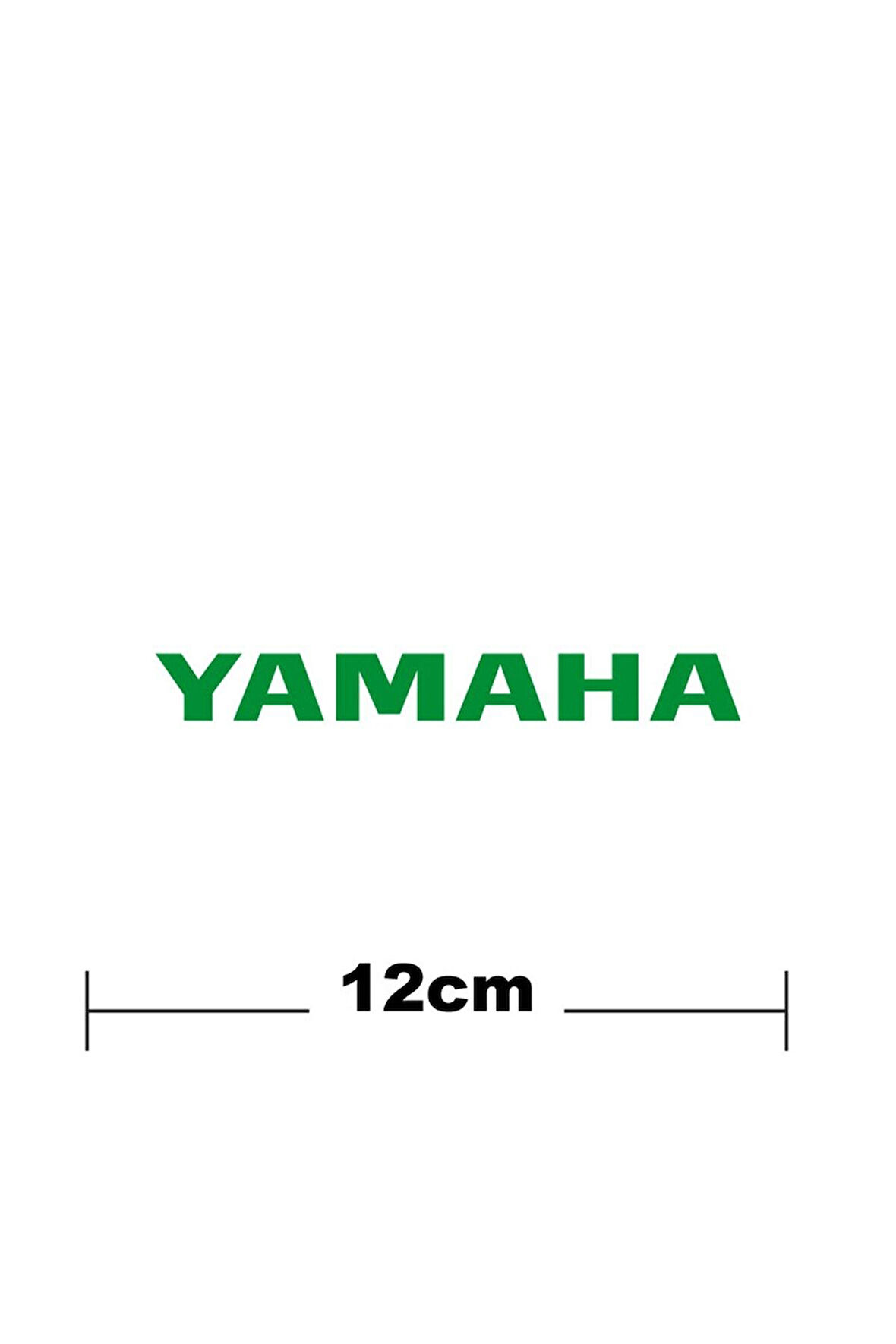 Yamaha Logo Yazı Sticker Etiket Tek Renk