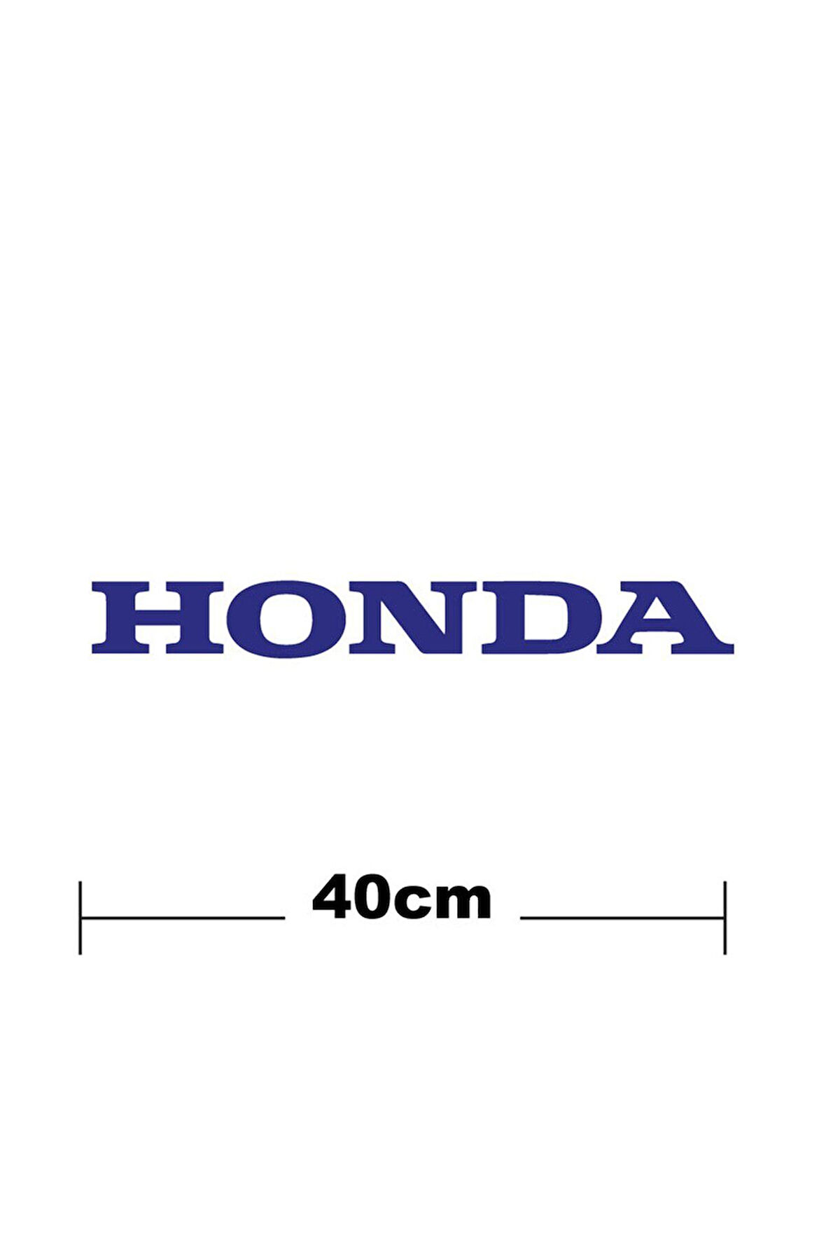Honda Logo Yazı Sticker Etiket Tek Renk