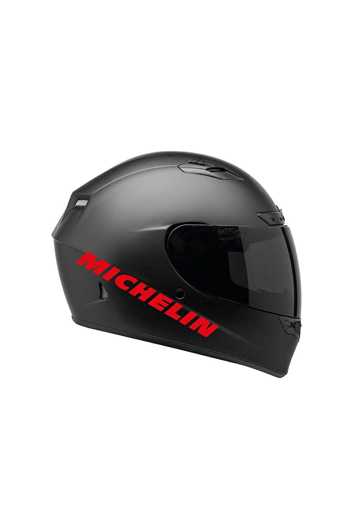 Tek Renk Michelin (Michelin Helmet Stickers) Kask Sticker Etiket Modeli