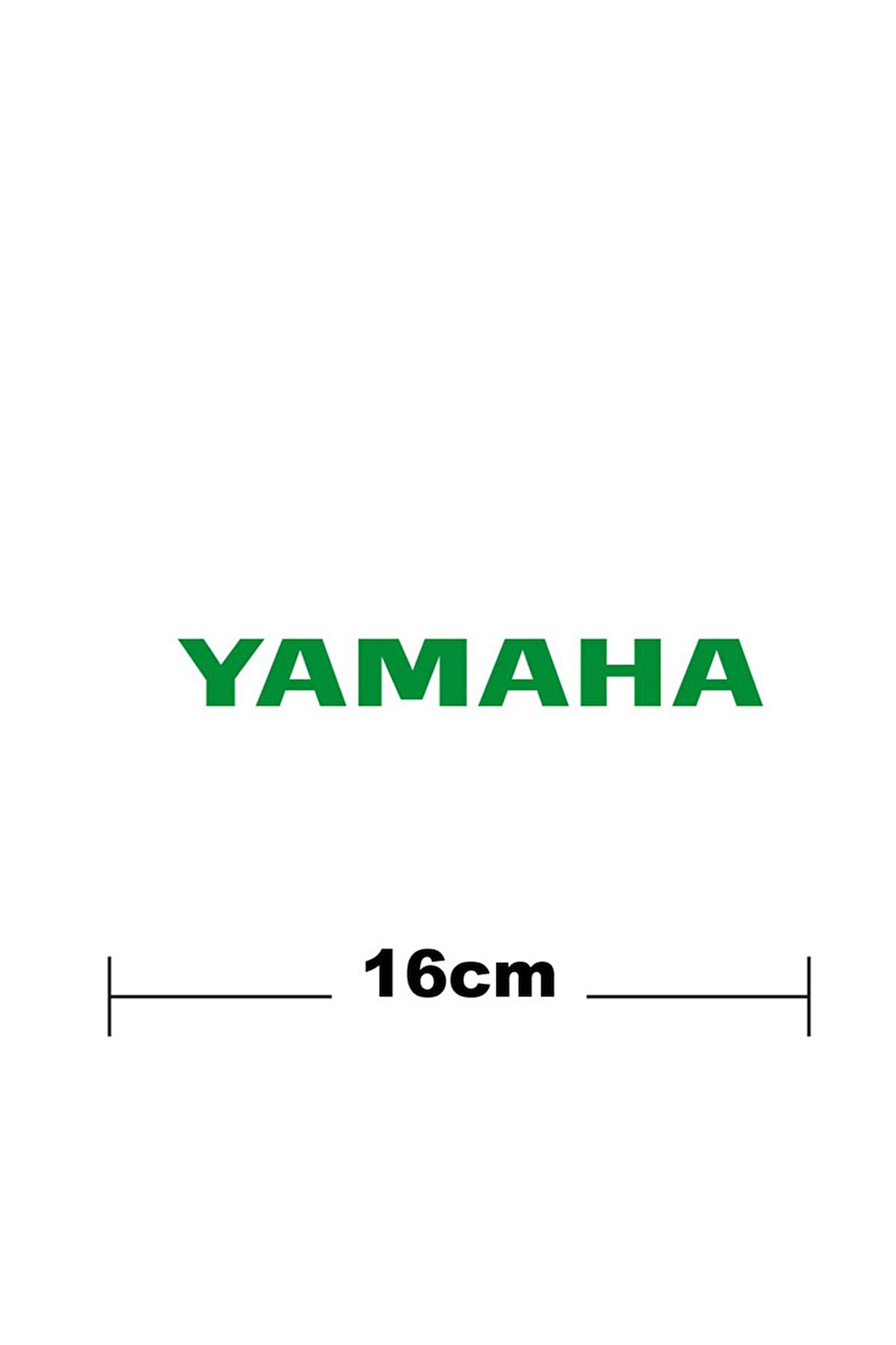 Yamaha Logo Yazı Sticker Etiket Tek Renk
