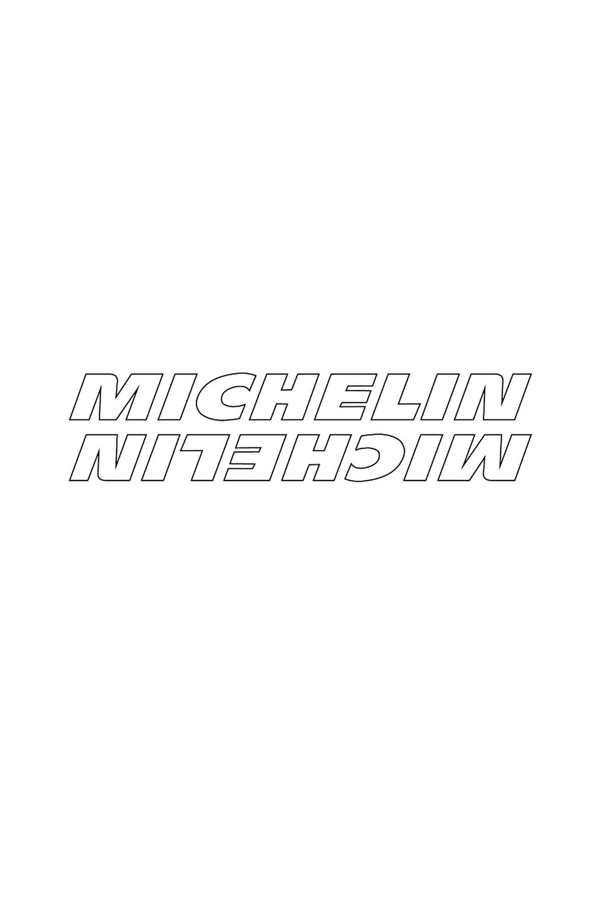 Michelin Mini Sticker Etiket Modeli