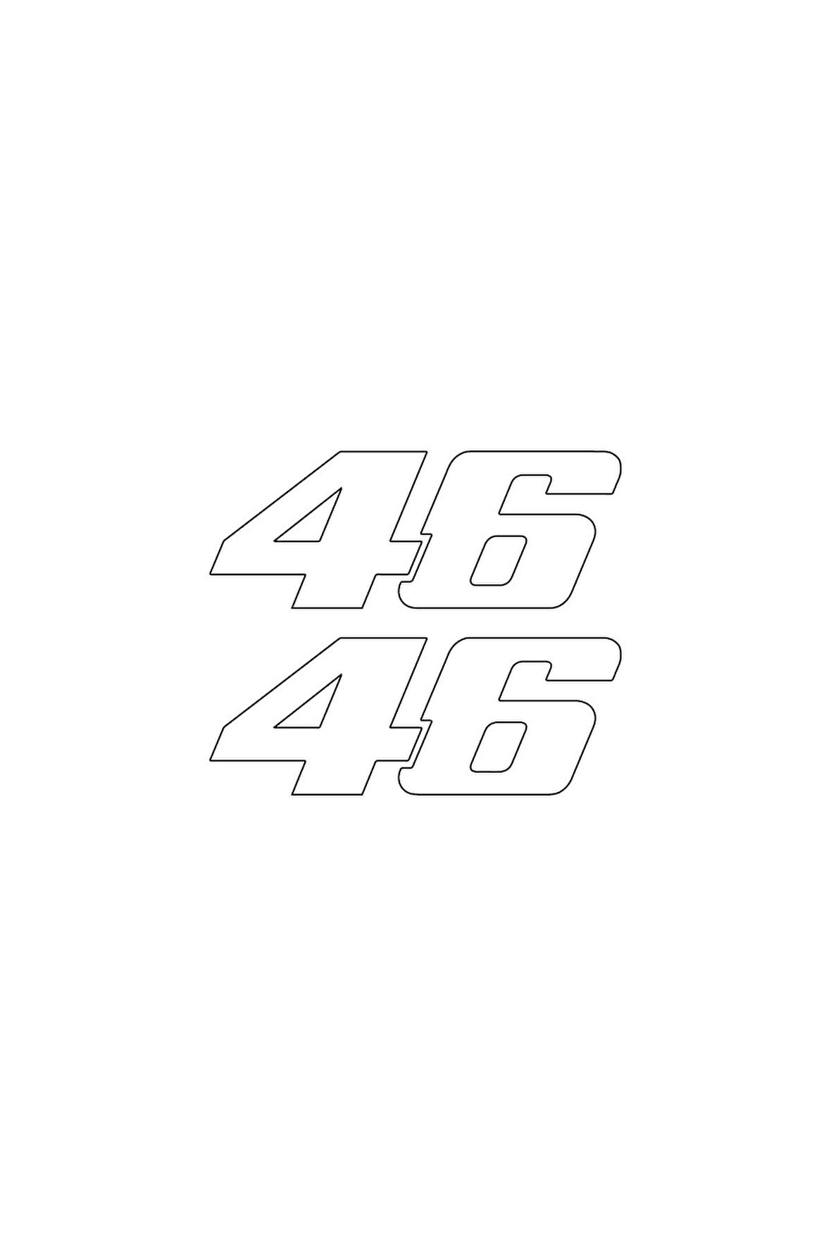 46 Yazılı Mini Sticker Etiket Modeli