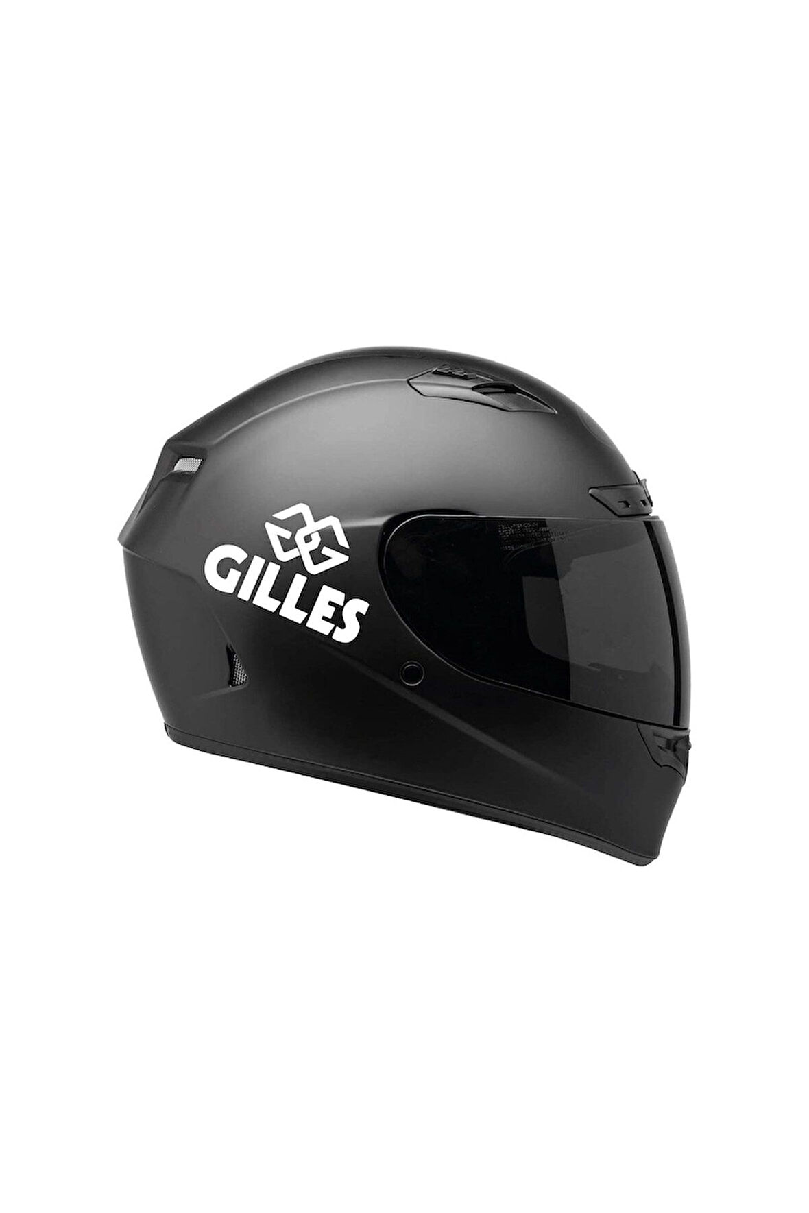 Tek Renk Gilles (gilles Helmet Stickers) Kask Sticker Etiket Modeli