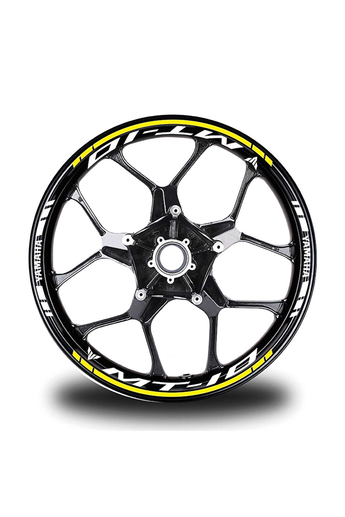 Beyaz Honda Rrr Takım Jant Sticker Etiket