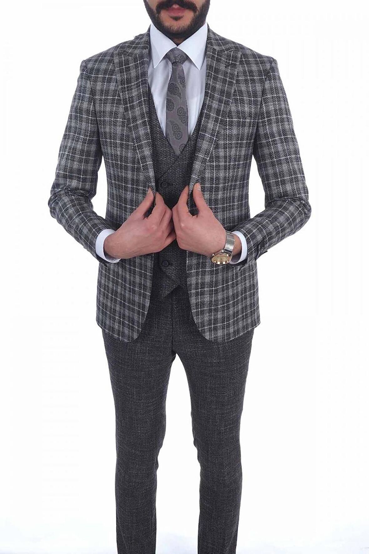 Kombinli Slimfit Drop 6 Takım Elbise