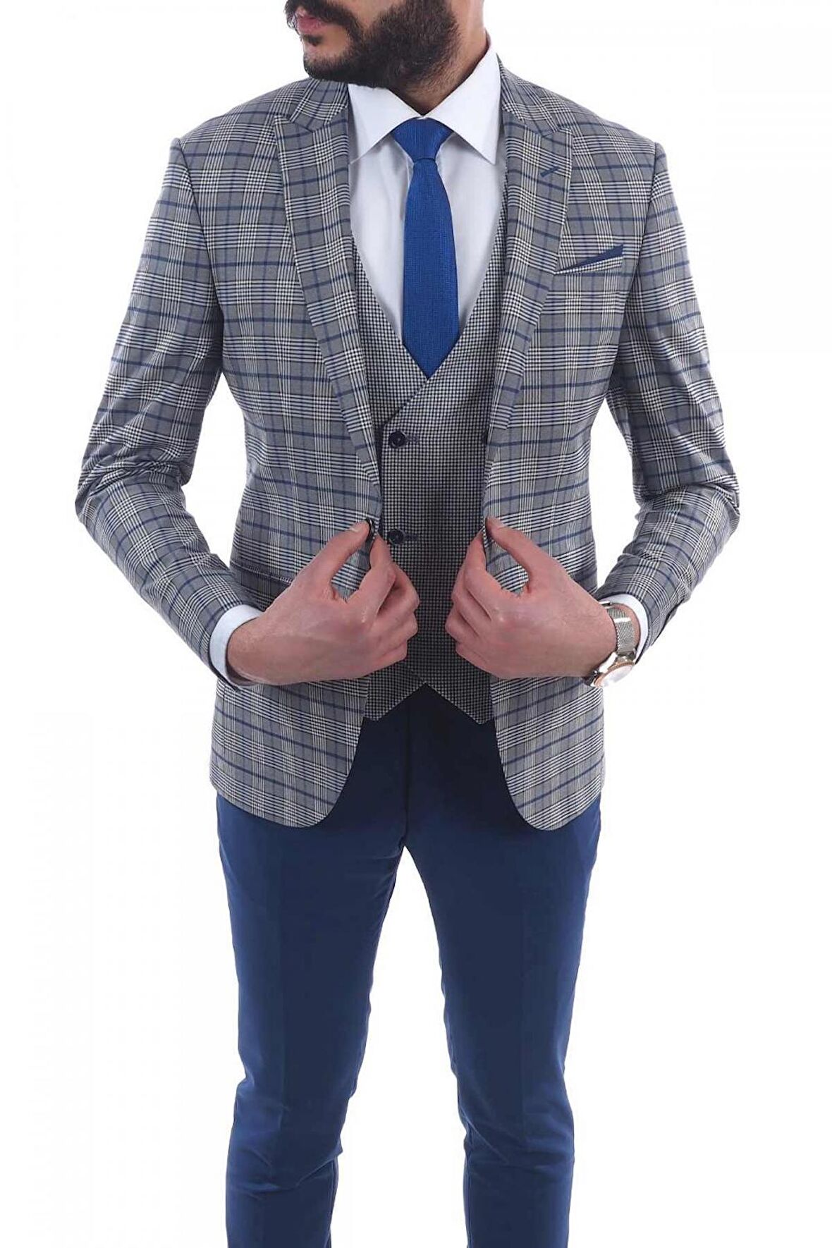 Kombinli Slimfit Drop 6 Takım Elbise