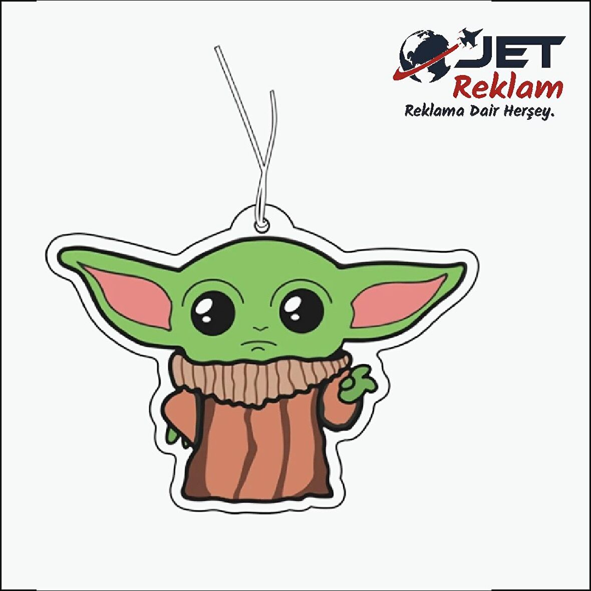 Jethızında Yoda Tasarımlı Dekoratif Oto Kokusu