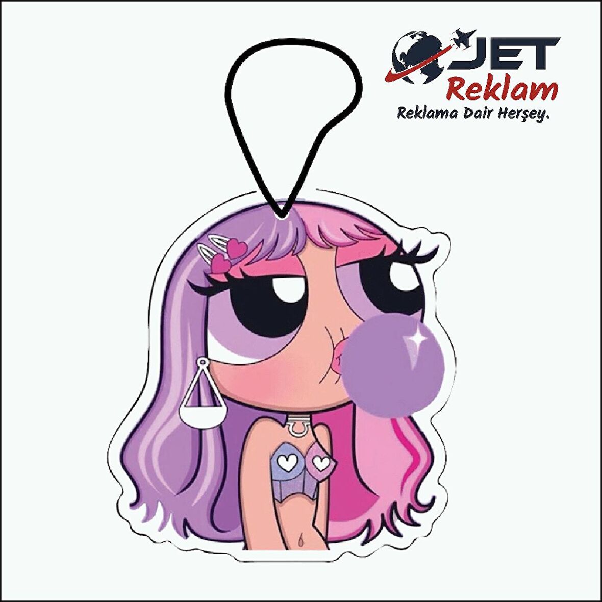 Jethızında Cartoon Powerpuff Girls Tasarımlı Premium Oto Araç Kokusu