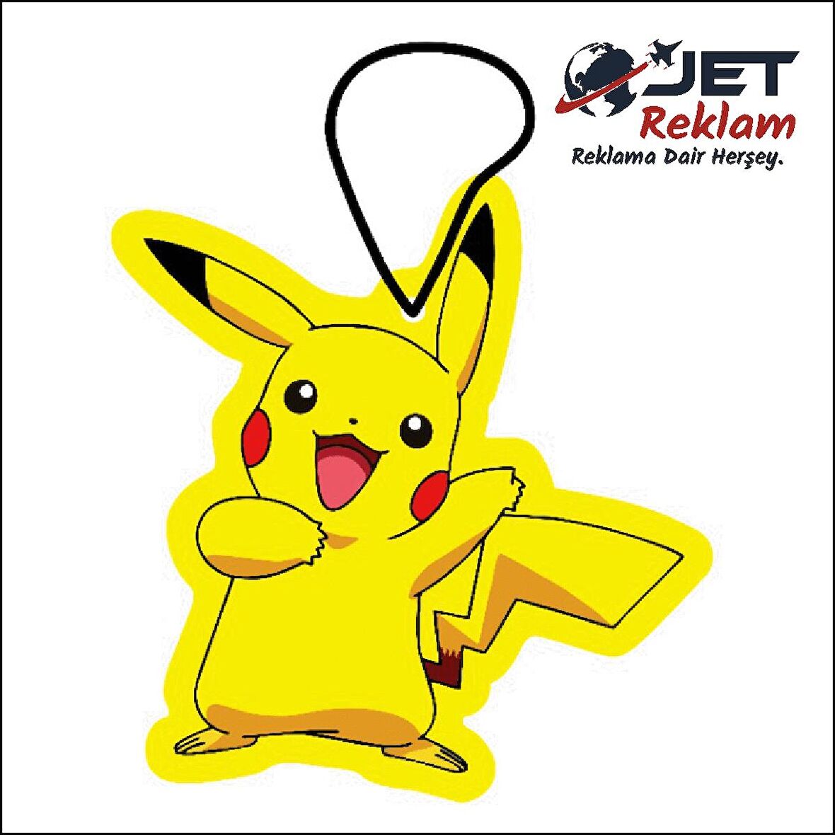 Jet Hızında Pikachu Tasarımlı Oto Kokusu