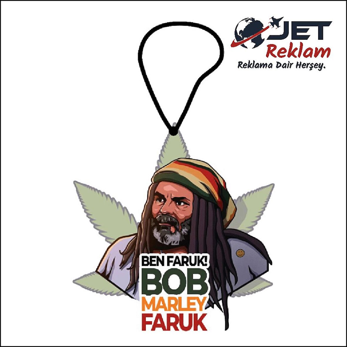 Jethızında Bob Marley Faruk Tasarımlı Oto Kokusu