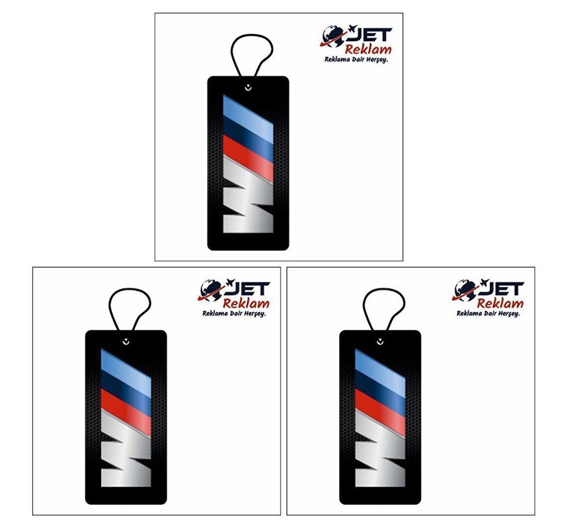 Jethızında 3'lü Set Bmw M Sport Tasarımlı Dekoratif Oto Kokusu