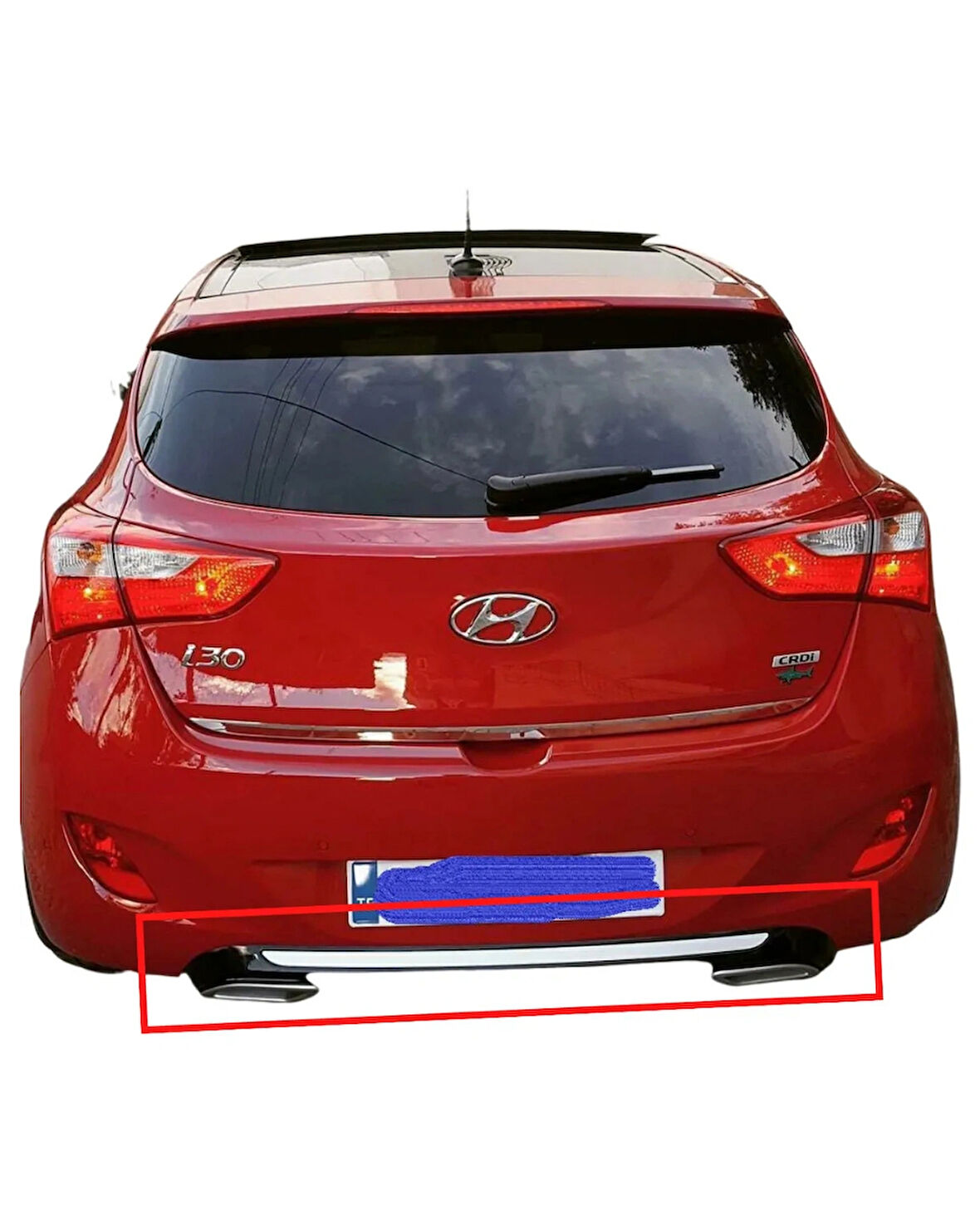 HYUNDAİ İ30 2013-2016 ARKA DİFÜZÖR (( BOYASIZ ))