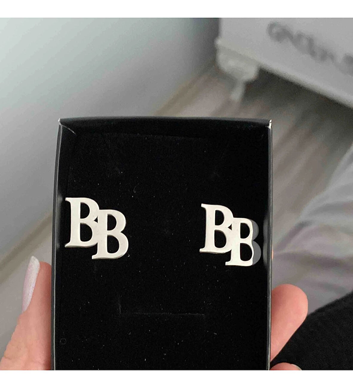 BB MODEL KOL DÜĞMESİ GÜMÜŞ KOL DÜĞMESİ