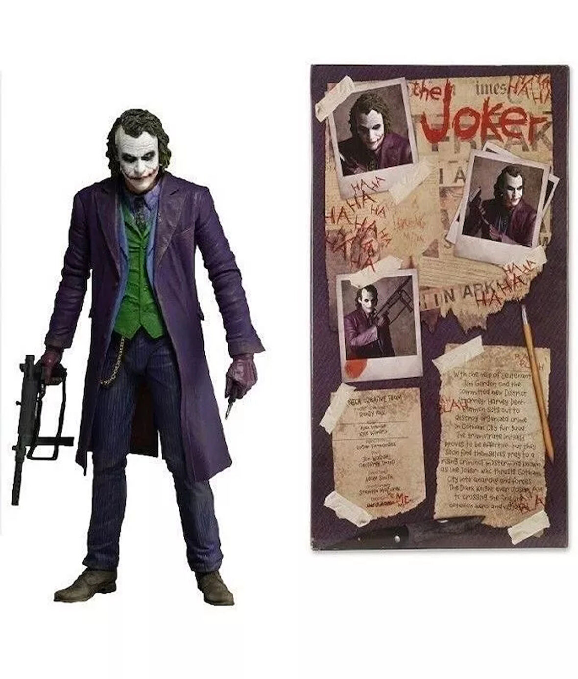 Joker The Dark Knight Movie Joker Aksiyon Figürü 45 cm Özel Koleksiyon Ürün Aksesuarlı 2.24 Kg