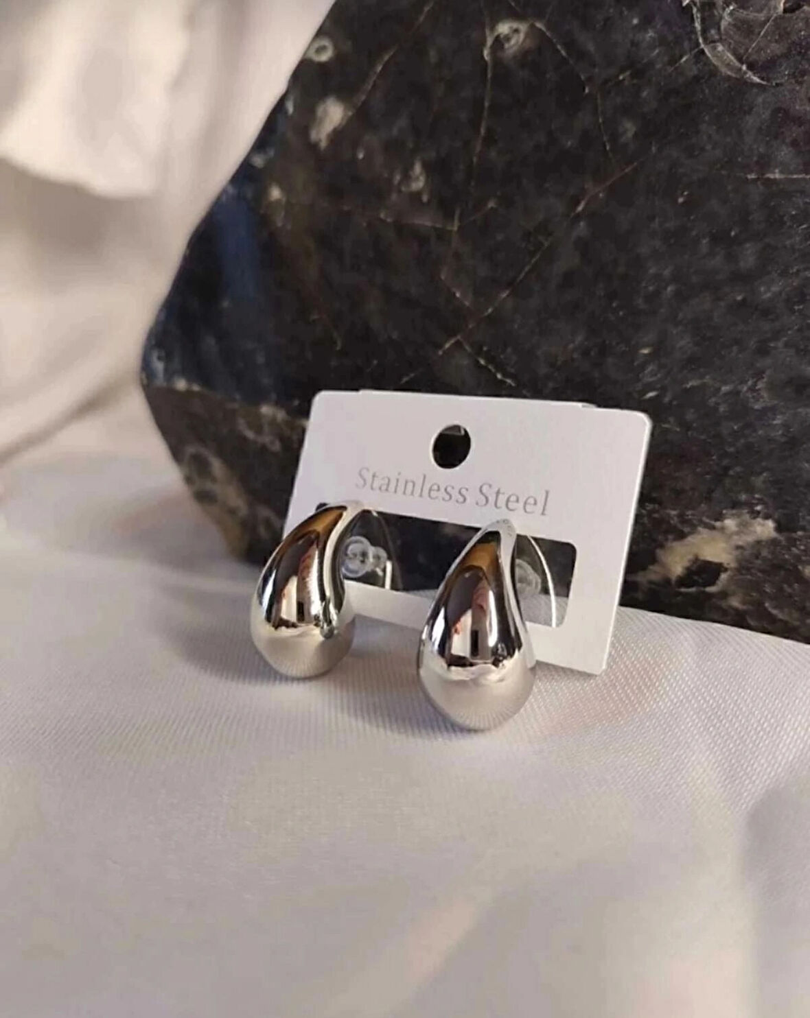 OVAL ÇELİK KÜPE
