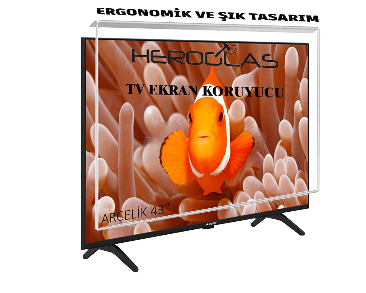 Heroglas Arçelik A43K692G 43"Inç 109 Ekran Tv Ekran Koruyucu