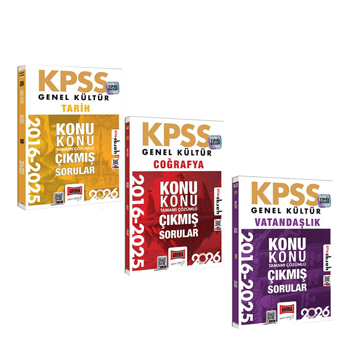 Yargı 2026 KPSS Genel Kültür Tarih Coğrafya ve Vatandaşlık Konularına Göre Çıkmış Sorular Seti 3 Kitap