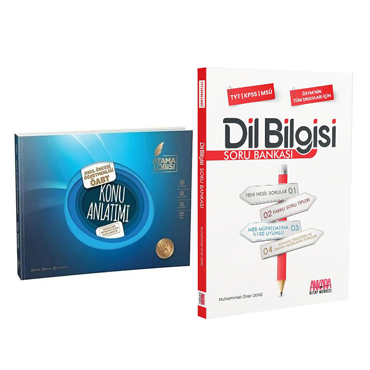 Atama Lobisi ÖABT MEB AGS Okul Öncesi Öğretmenliği Konu Anlatımı ve AKM Dil Bilgisi Soru Bankası Seti 2 Kitap