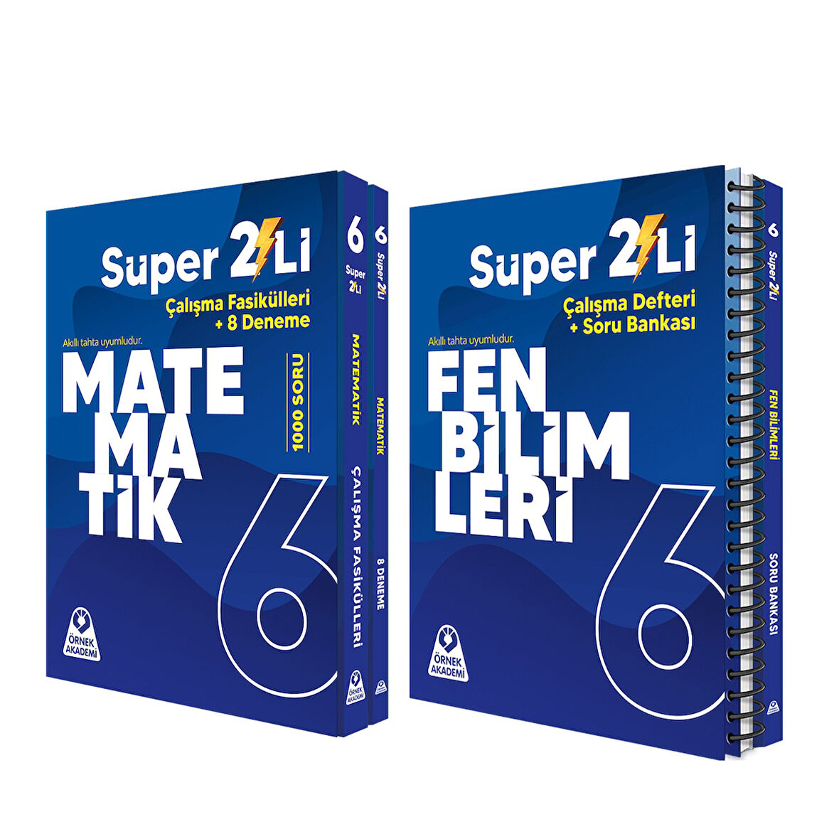 Örnek Akademi 6. Sınıf Matematik ve Fen Bilimleri Süper İkili Seti 2 Kitap