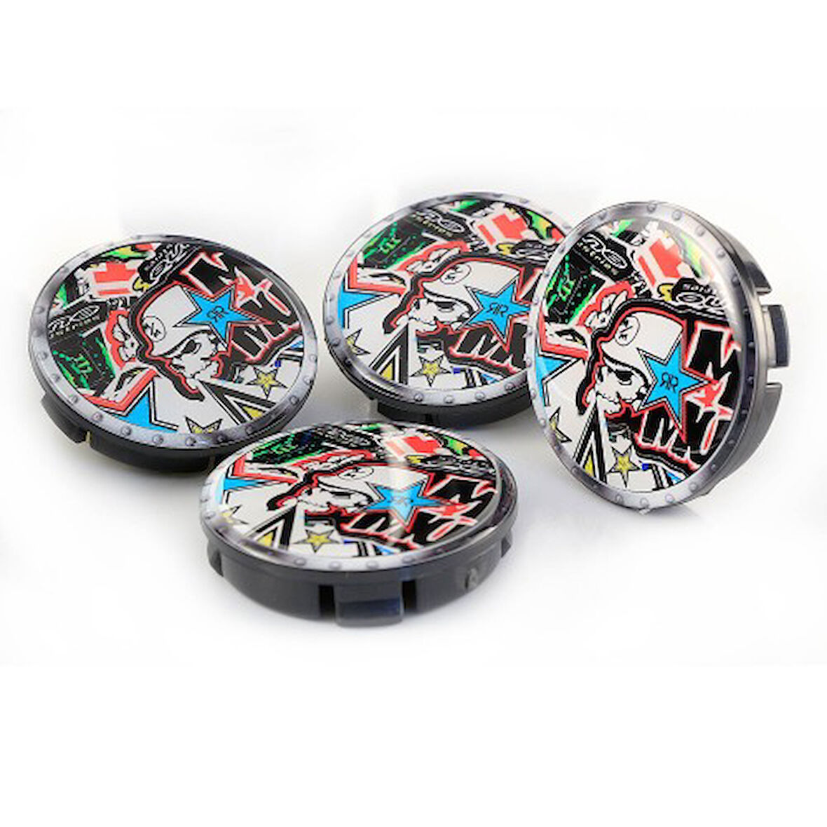 Schädel RR Damla Geçme Jant Göbek Kapağı 4’lü Set 55/58mm