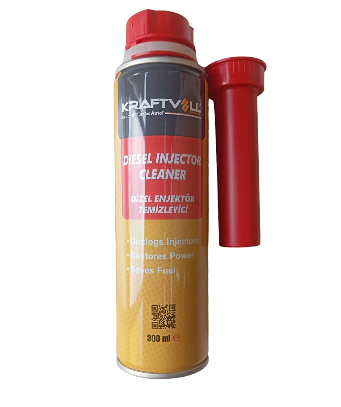 ENJEKTÖR TEMİZLEYİCİ YAKIT KATKISI DİZEL ARAÇLAR 300ML. KRAFTVOLL