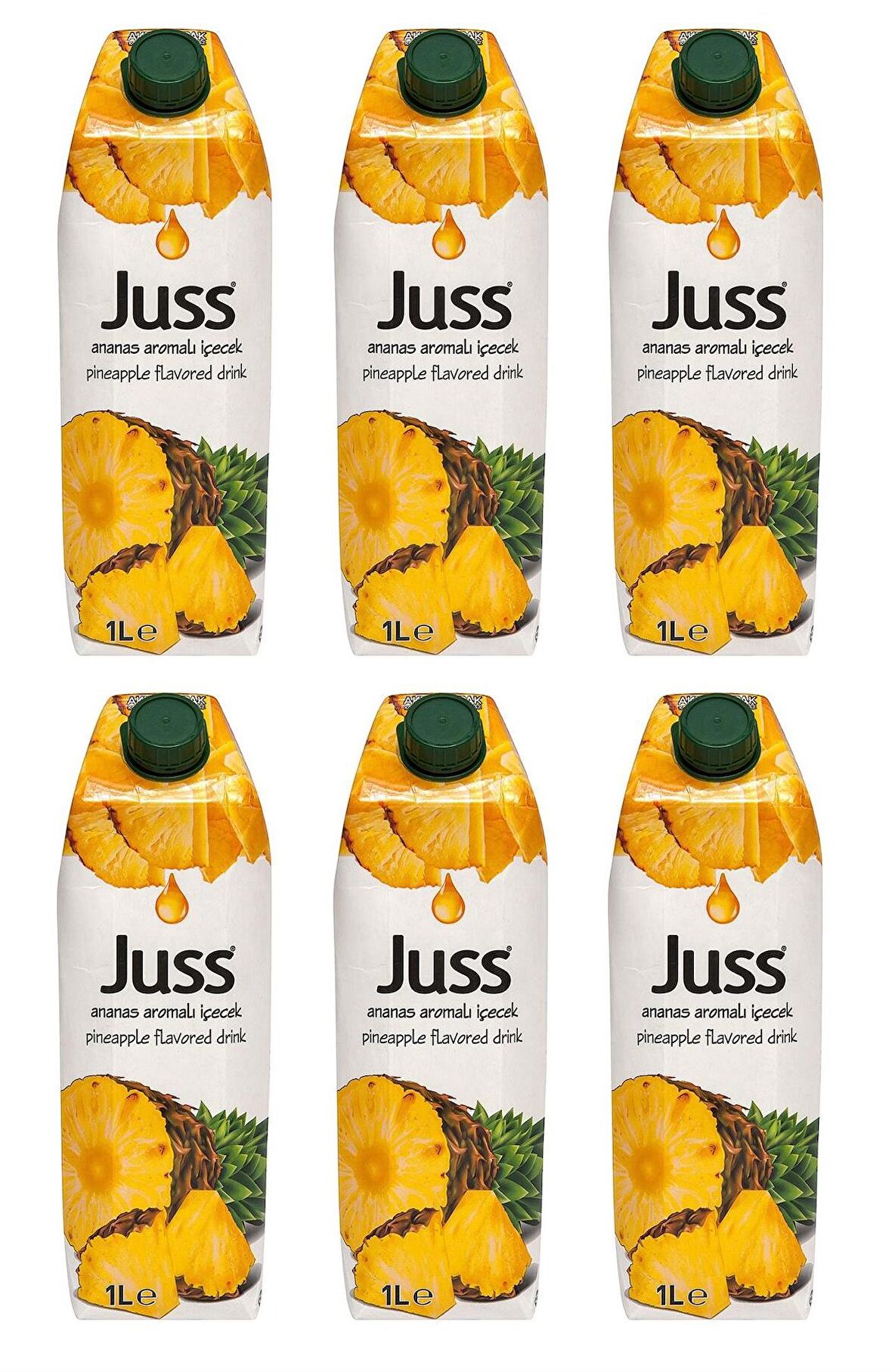 Juss Ananas Aromalı İçecek 1 Lt X 6 Adet