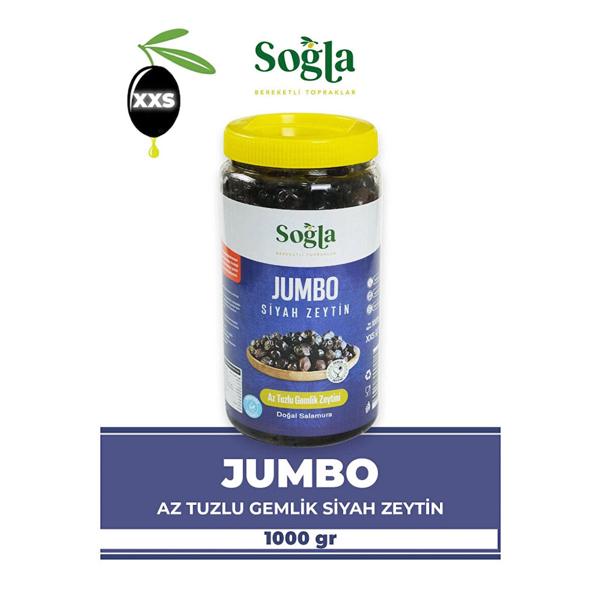 Jumbo Siyah Zeytin 1000g