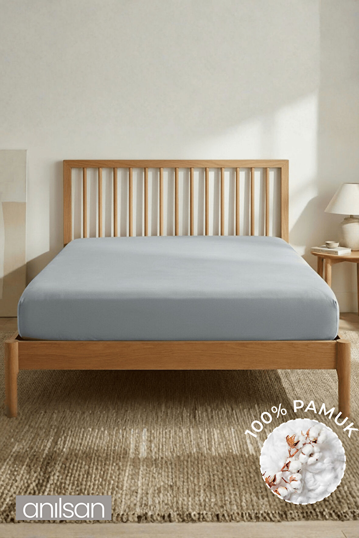 %100 Pamuklu Penye Lastikli Çarşaf | Tek/Çift Kişilik | Fitted Jersey | 30 cm Köşe Yüksekliği