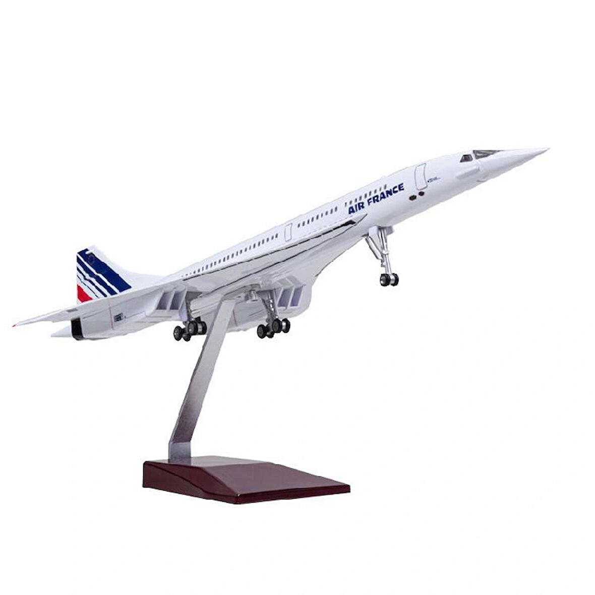  HEDİYELİK-MAKET UÇAKLAR-FRANCE CONCORDE-ÖLÇEK : 1:125 50 CM-JF.CONCORDE