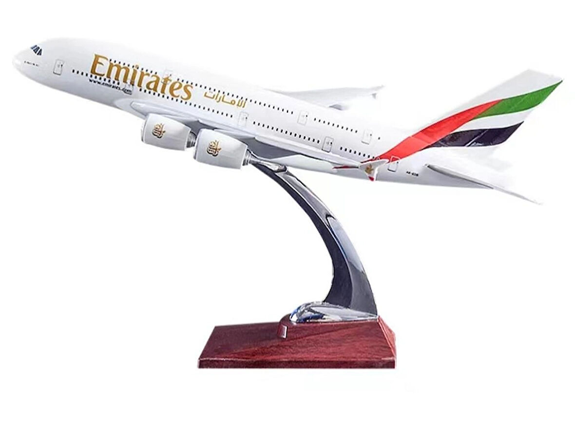  HEDİYELİK-MAKET UÇAKLAR-UAE-ÖLÇEK : 1:200 36 CM-JA380UAE