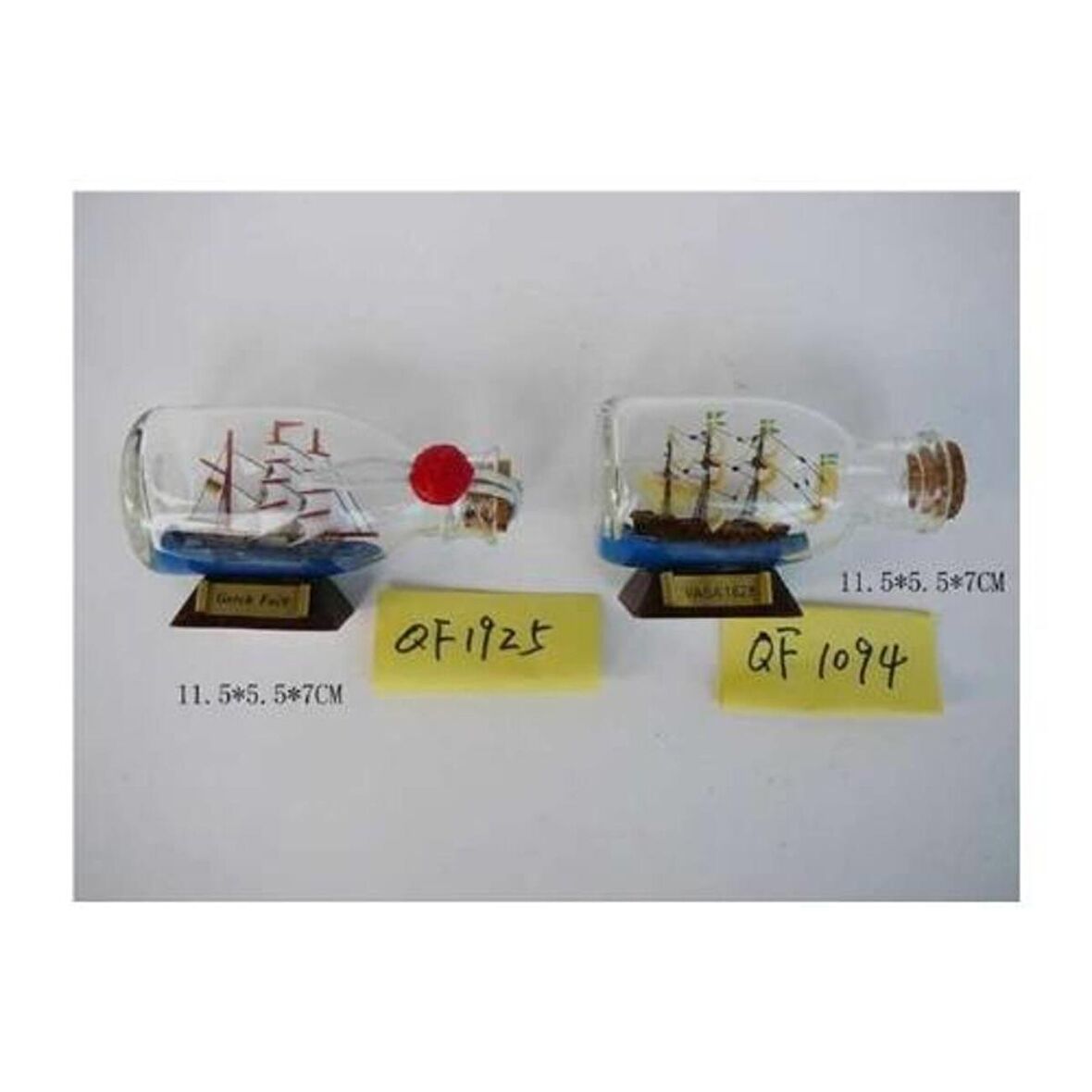 DENİZCİLİK › DENİZCİLİK GRUBU › Marine Şişe Gemi-Z&A ŞİŞE GEMİ>>11.5x5.5x7 cm