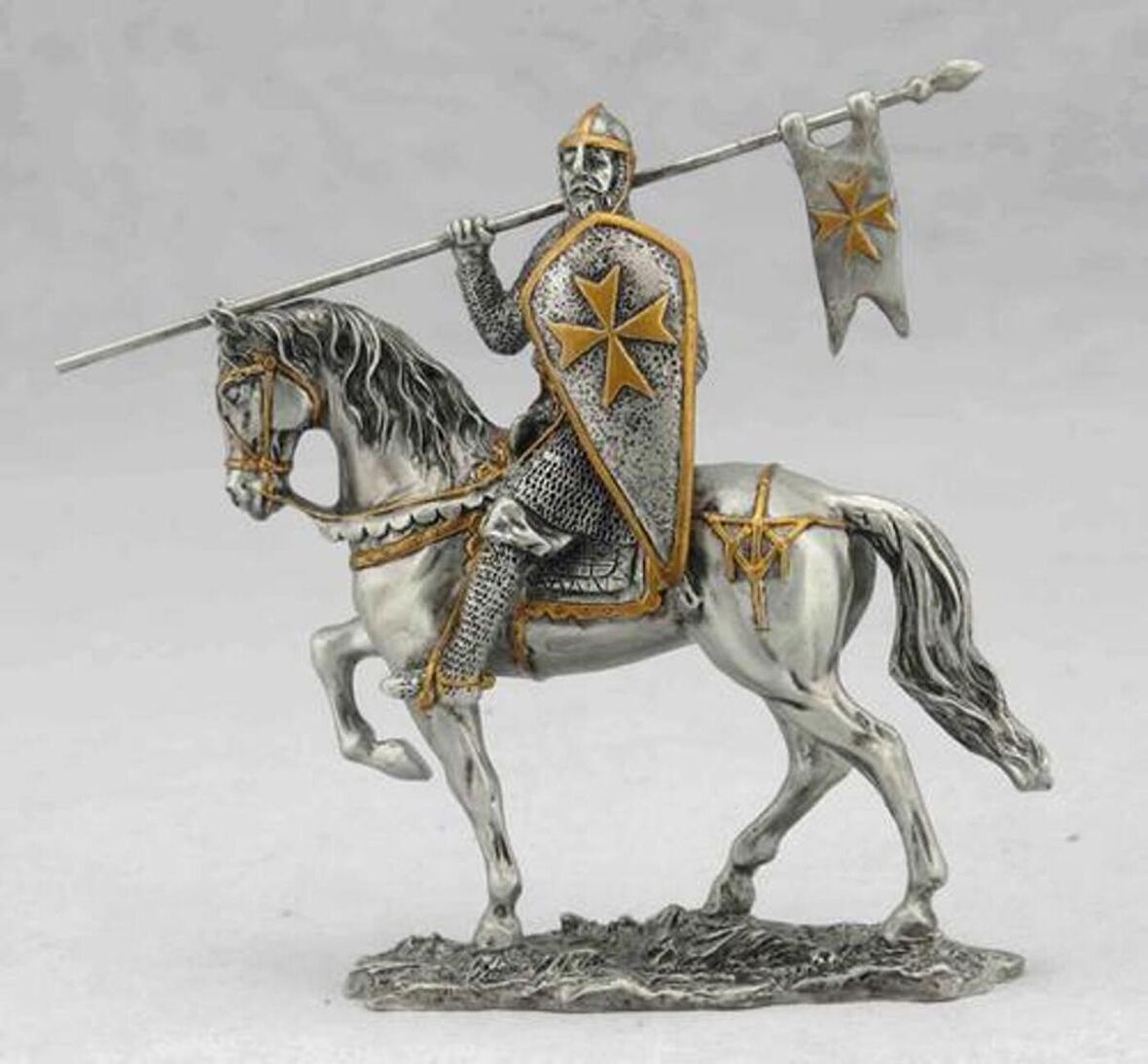 WISE Veronese Serisi-Wise Mitoloji & Tarih-ORTAÇAĞ ATLI SAVAŞÇI-10*7*2,5 CM