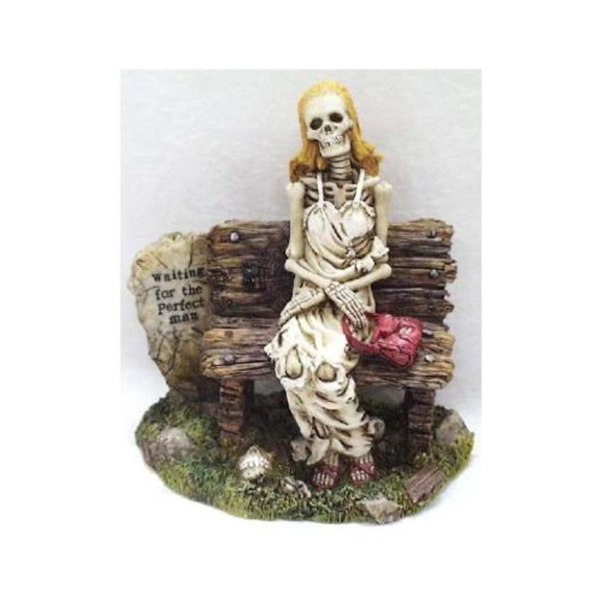 WISE Veronese İskelet Serisi-WISE İSKELET GERÇEK AŞKI BEKLEYEN KADIN-12,5*11*7,5 CM
