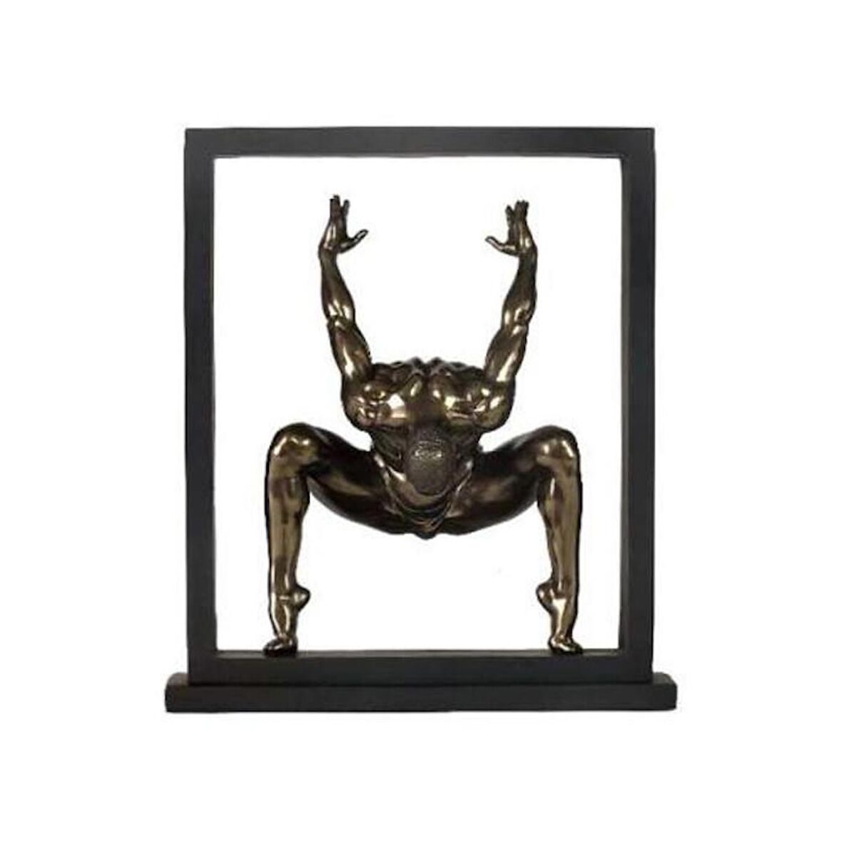 WISE Veronese Serisi-VERONESE BİBLOLAR › Wise Body-CERCEVELI CIPLAK ADAM-26,5*22,5*6,5 CM