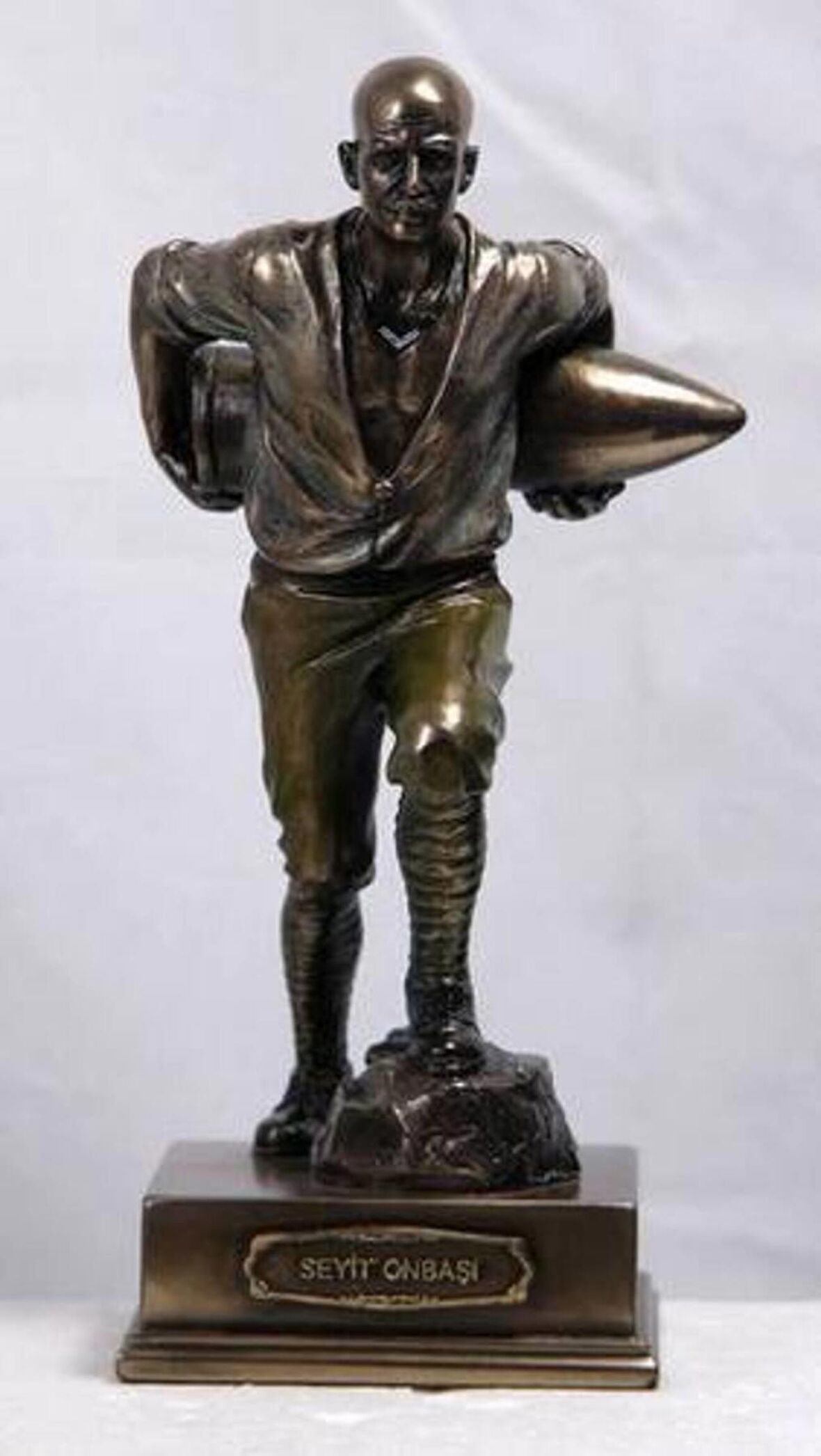 WISE Veronese Serisi-WISE SEYIT ONBASI BRONZ-18*8,5*8,5 CM