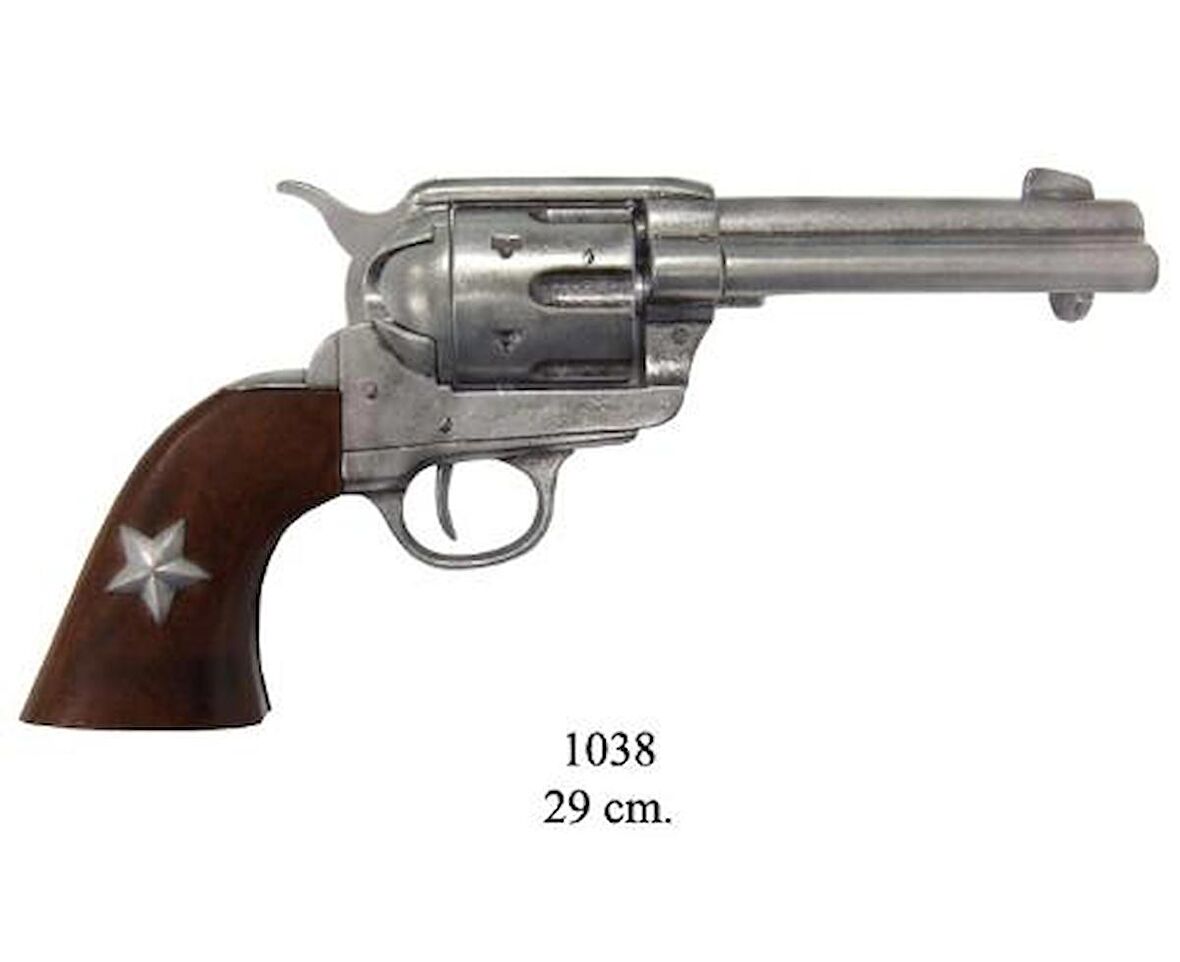 Dekoratif Denix-CAL.45 PEACEMAKER REVOLVER 4,75", ABD 1873-Made in Spain-Handmade