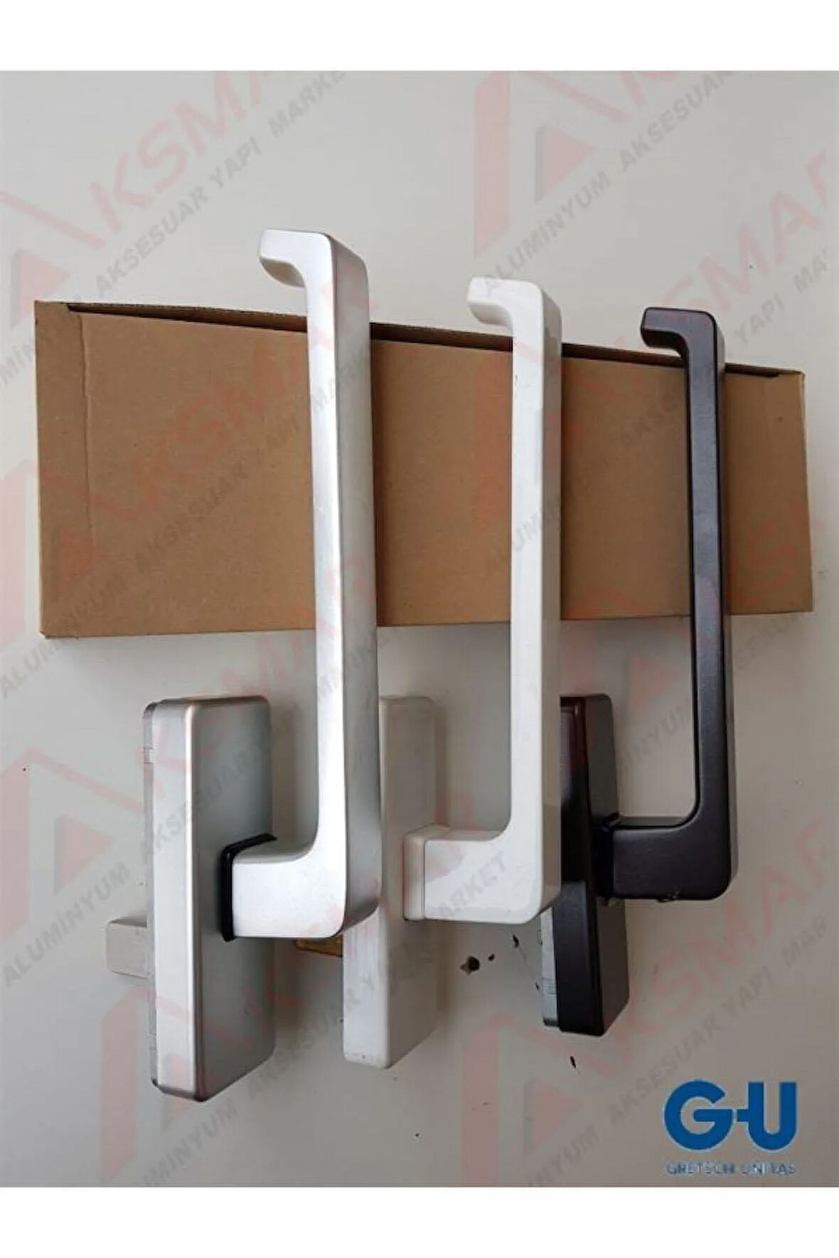 Aluminyum Tam Otomatik Sürme Için Kapı Kolu -sol Gri