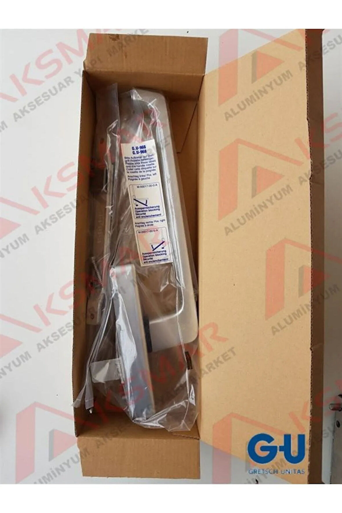 Aluminyum Tam Otomatik Sürme Için Kapı Kolu -sağ Gri