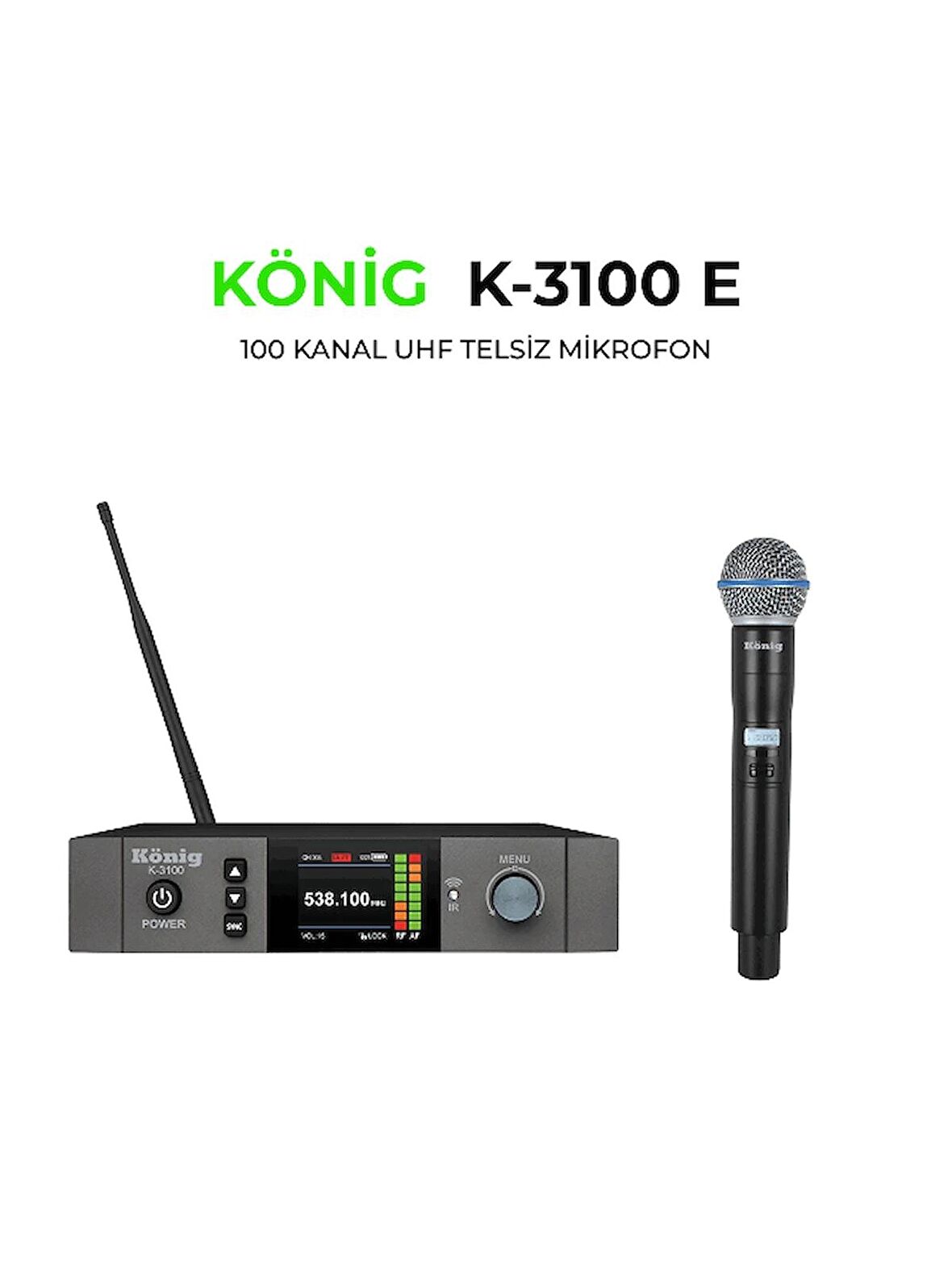 König K-3100 El Uhf Telsiz Mikrofon