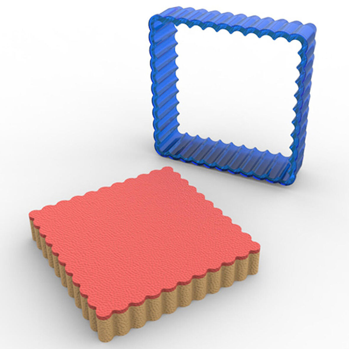 Tırtıklı Kare Çerçeve PC Kopat