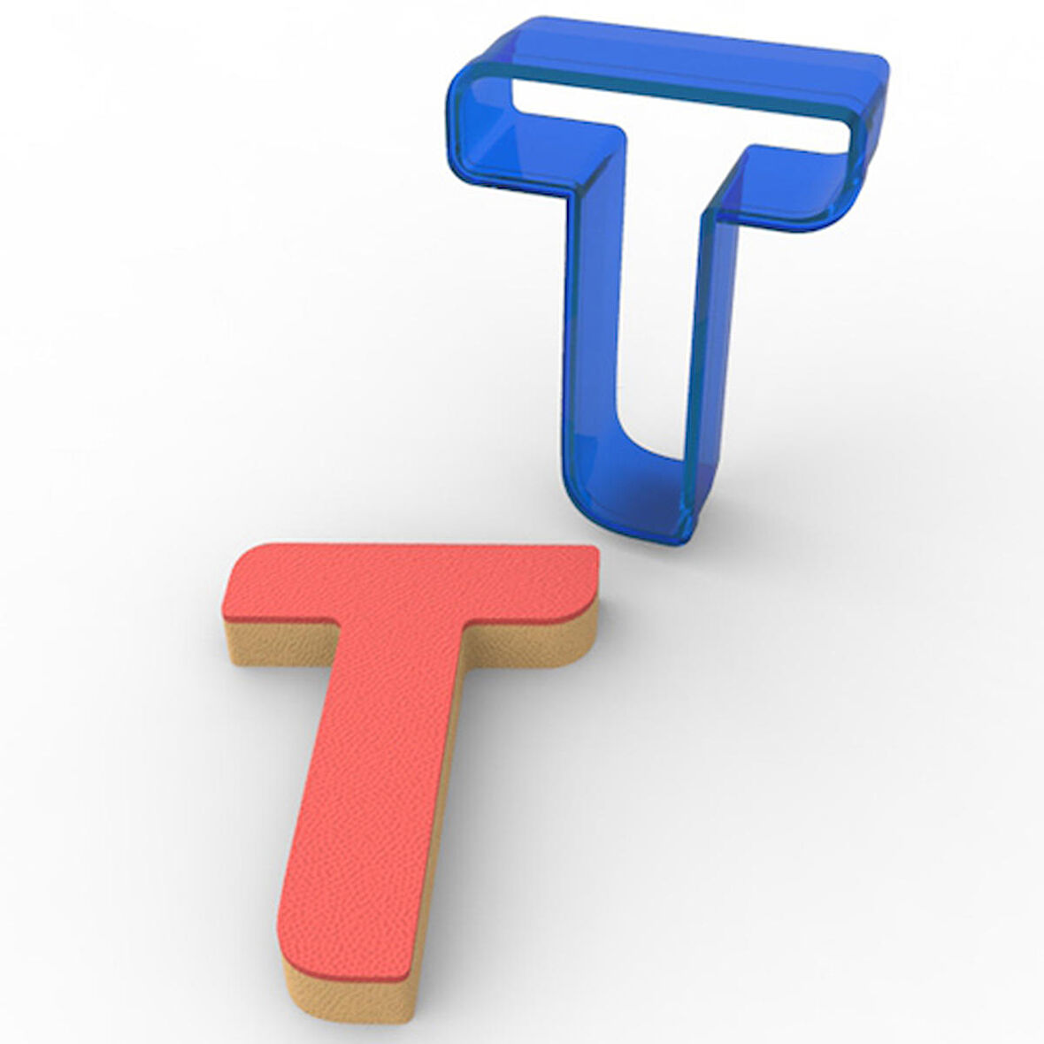 T Harfi PC Kurabiye Kalıbı