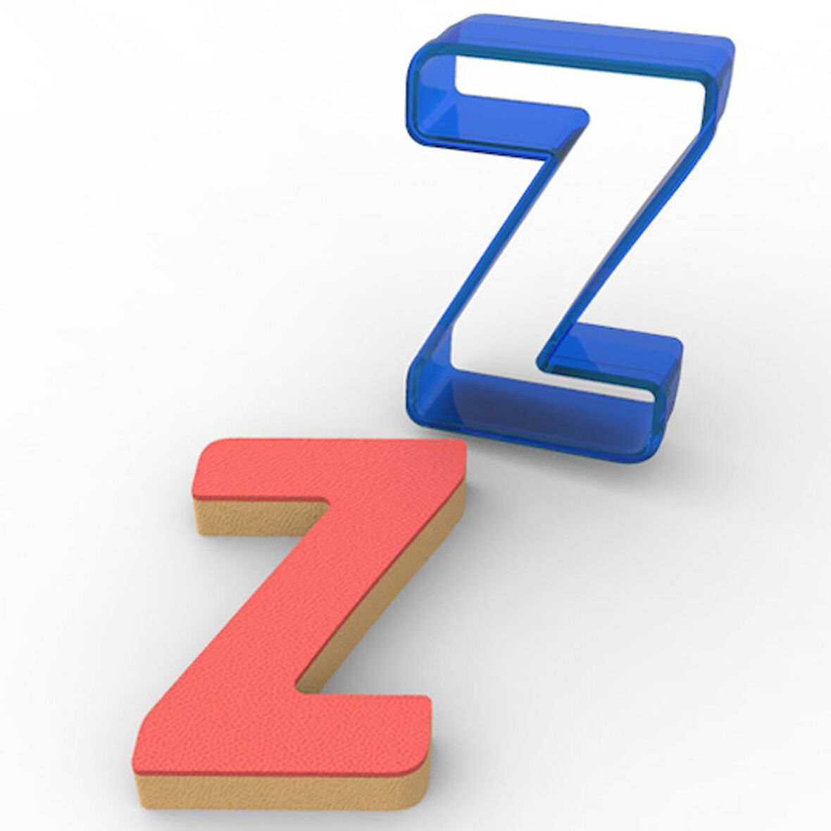 Z Harfi PC Kurabiye Kalıbı