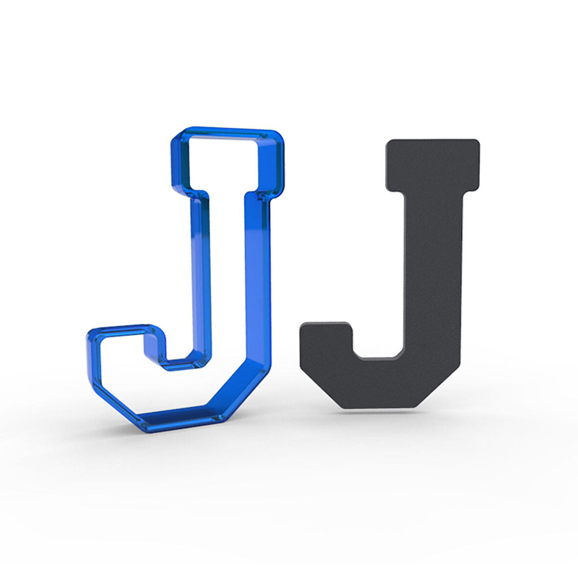 11cm J harfi PC Kurabiye Kalıbı