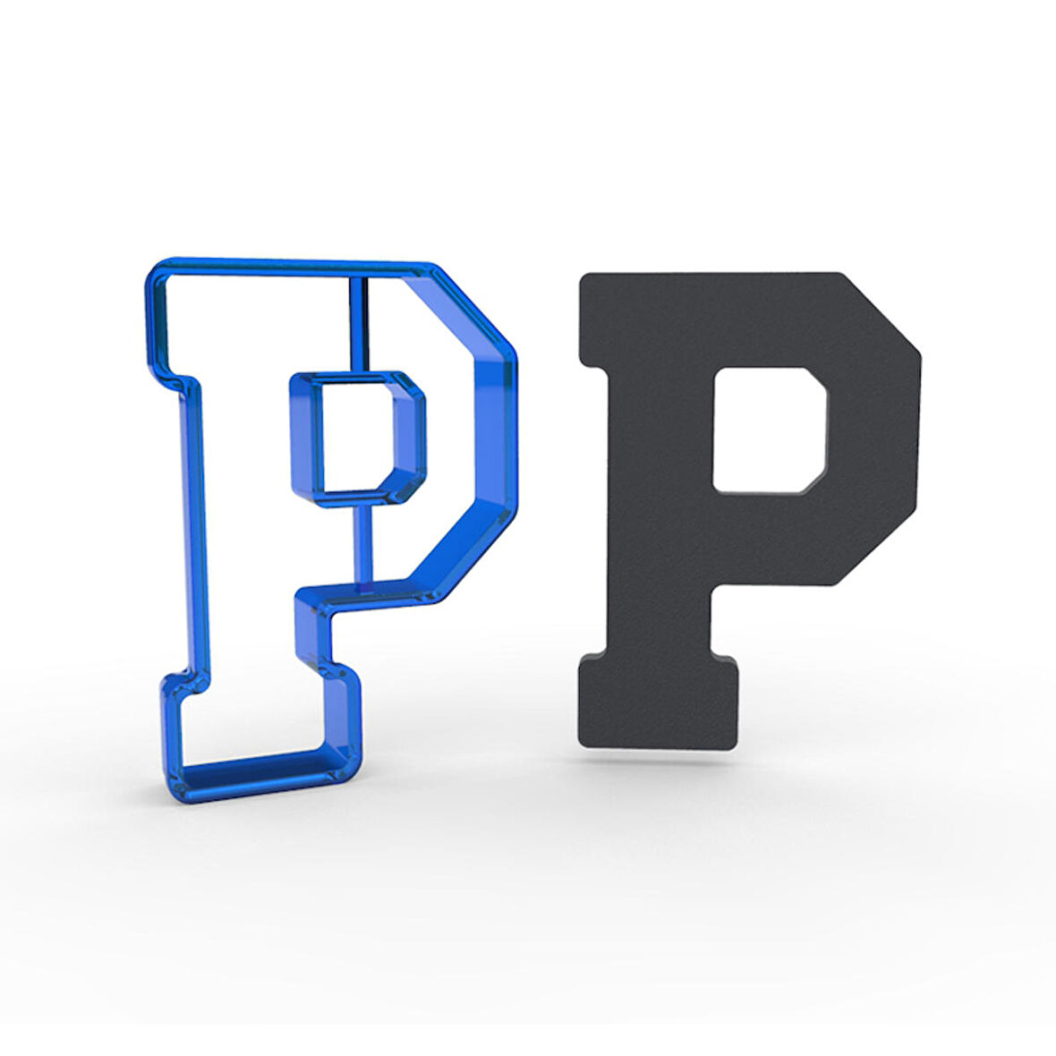 11cm P harfi PC Kurabiye Kalıbı