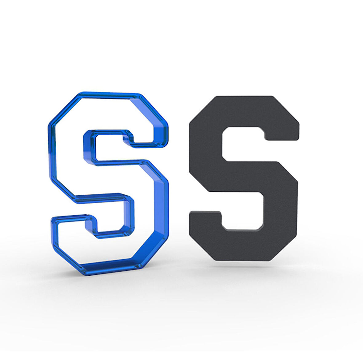 11cm S harfi PC Kurabiye Kalıbı