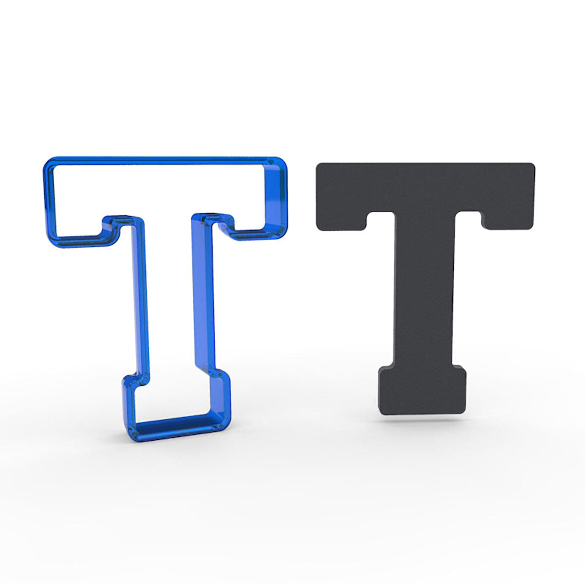 11cm T harfi PC Kurabiye Kalıbı