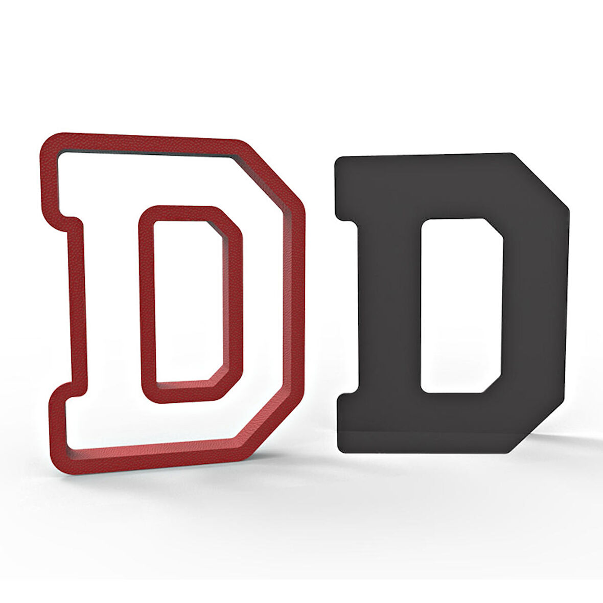 Büyük D harfi 11 cm Kurabiye Kalıbı